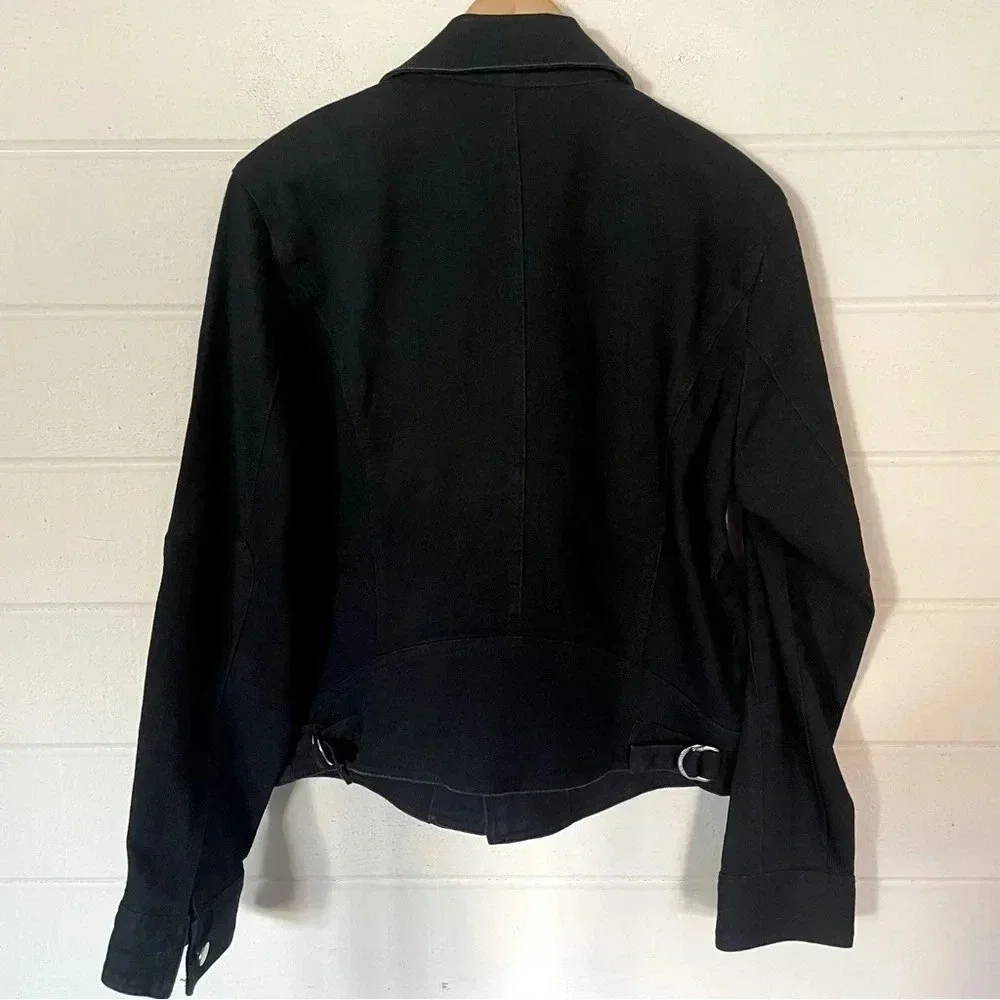 LRL Lauren Jeans Co Ralph Lauren
Manhattan Denim Black Jean Zip Up Jacket
Large - Picture 7 of 11